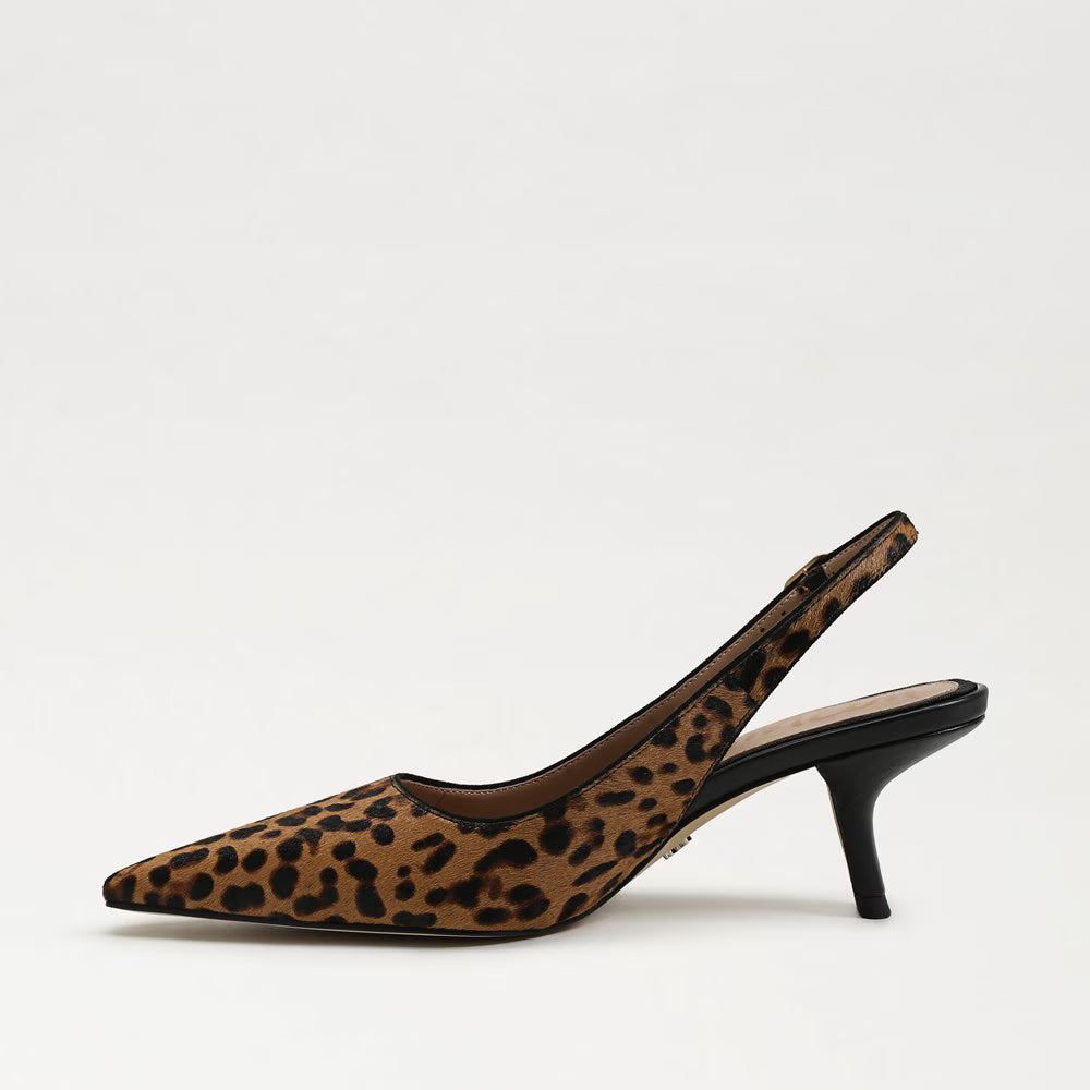 Sam Edelman Bianka Slingback Pump - Leopard Brahma Hair Leather