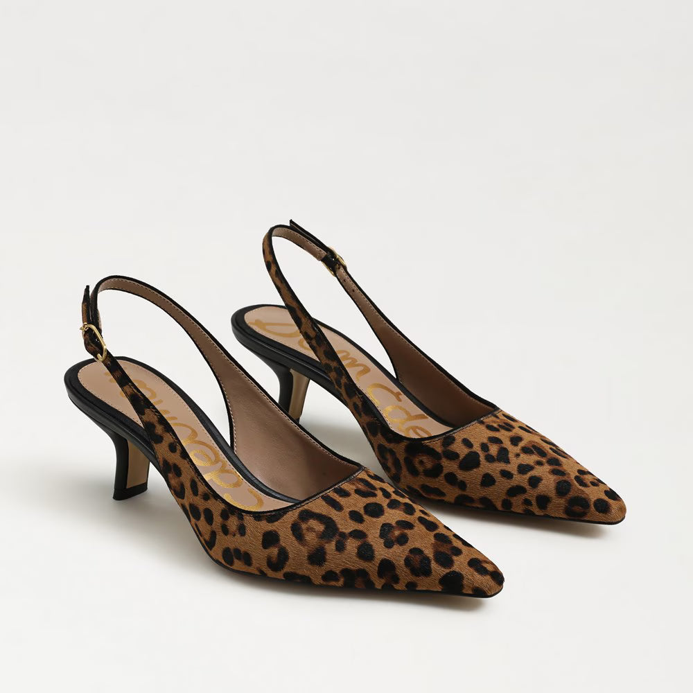 Sam Edelman Bianka Slingback Pump - Leopard Brahma Hair Leather