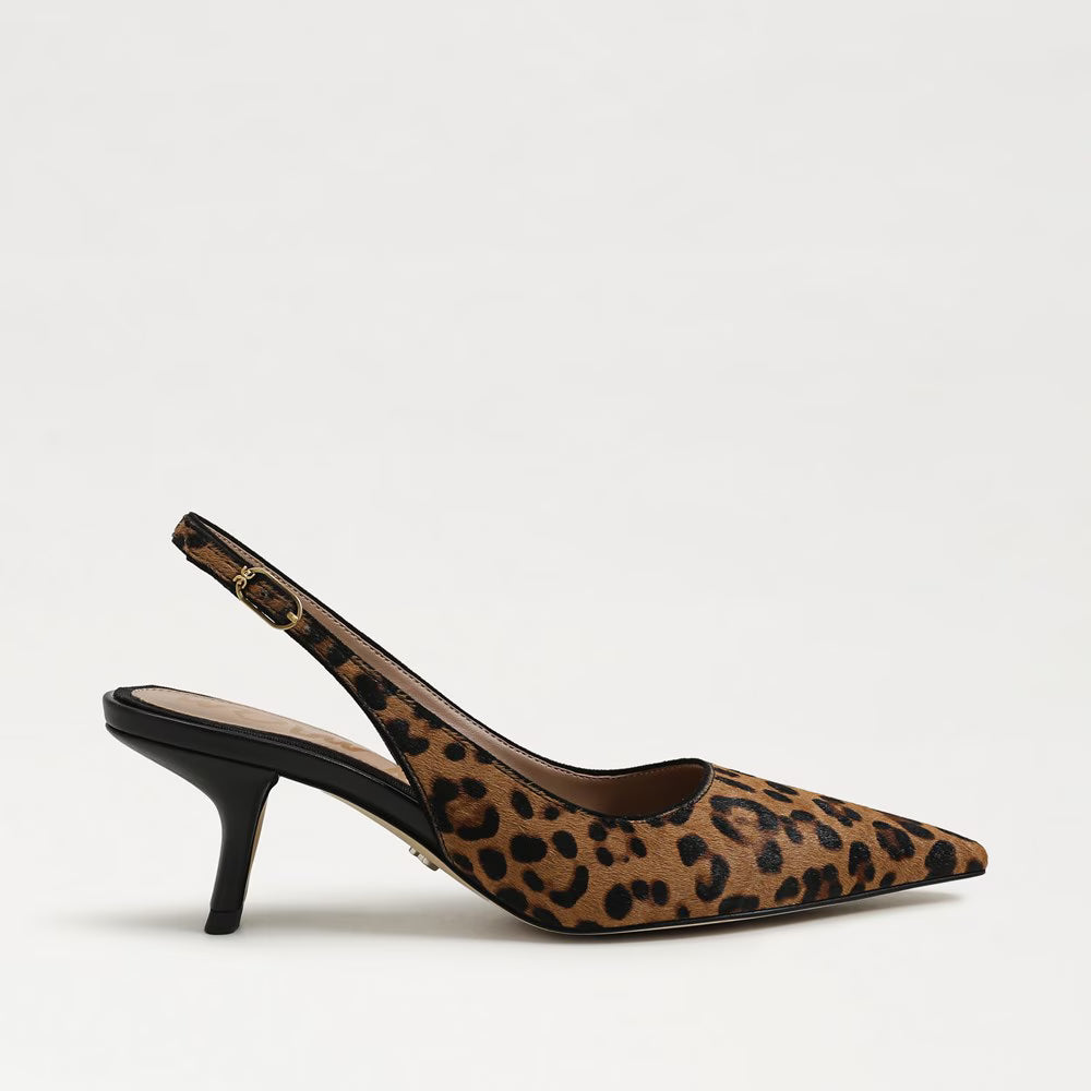Sam Edelman Bianka Slingback Pump - Leopard Brahma Hair Leather