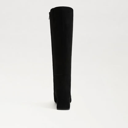 Porter Knee High Boot - Black Suede