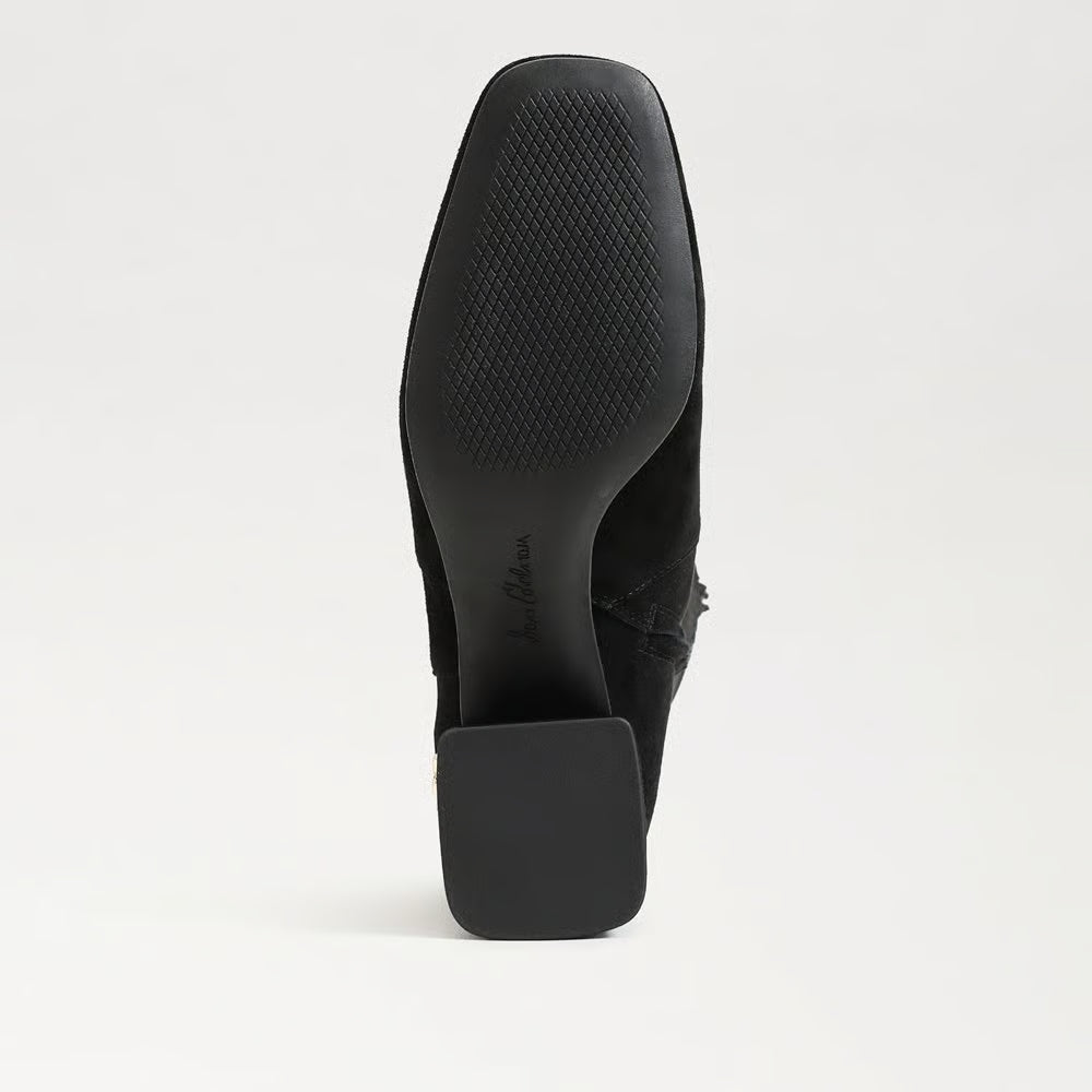 Porter Knee High Boot - Black Suede