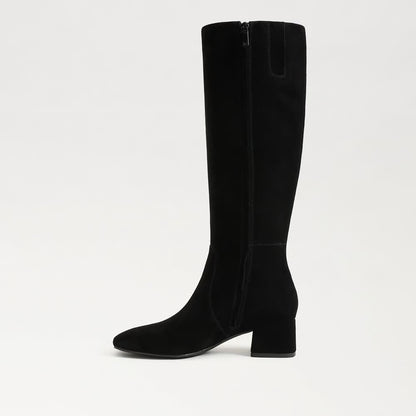 Porter Knee High Boot - Black Suede