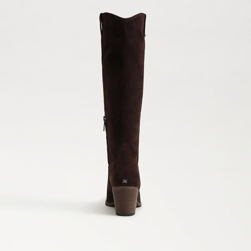 Wyatt Knee High Boot - Café Noir Suede