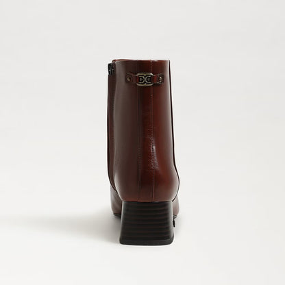 Sam Edelman Paige Ankle Boot - Rich Copper Patent Leather