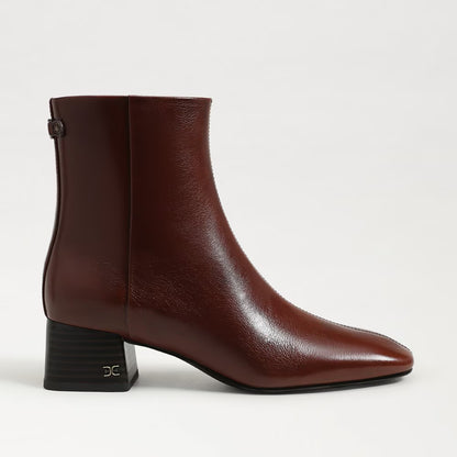 Sam Edelman Paige Ankle Boot - Rich Copper Patent Leather