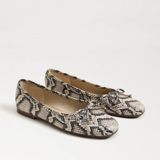 Sam Edelman Alie Ballet Flat - Roccia Snake Print Leather