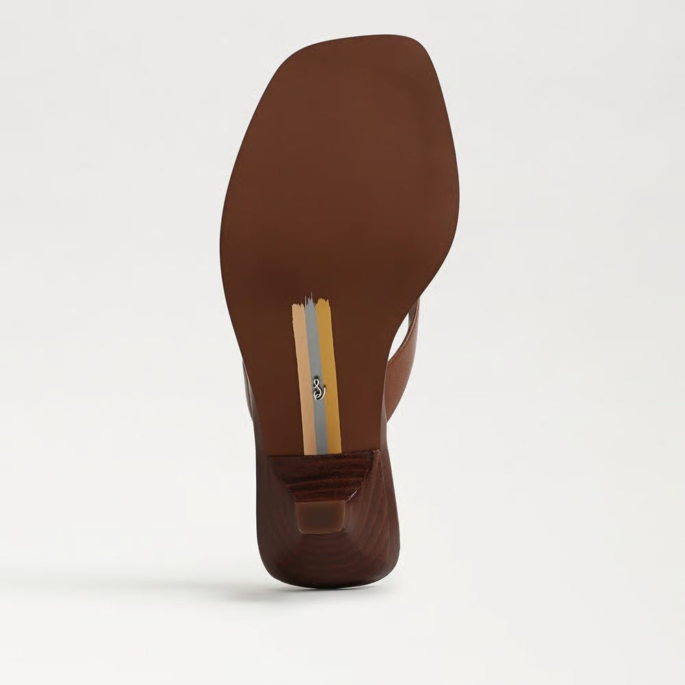 Sam Edelman Dollie Thong Sandal - Rich Cognac Leather