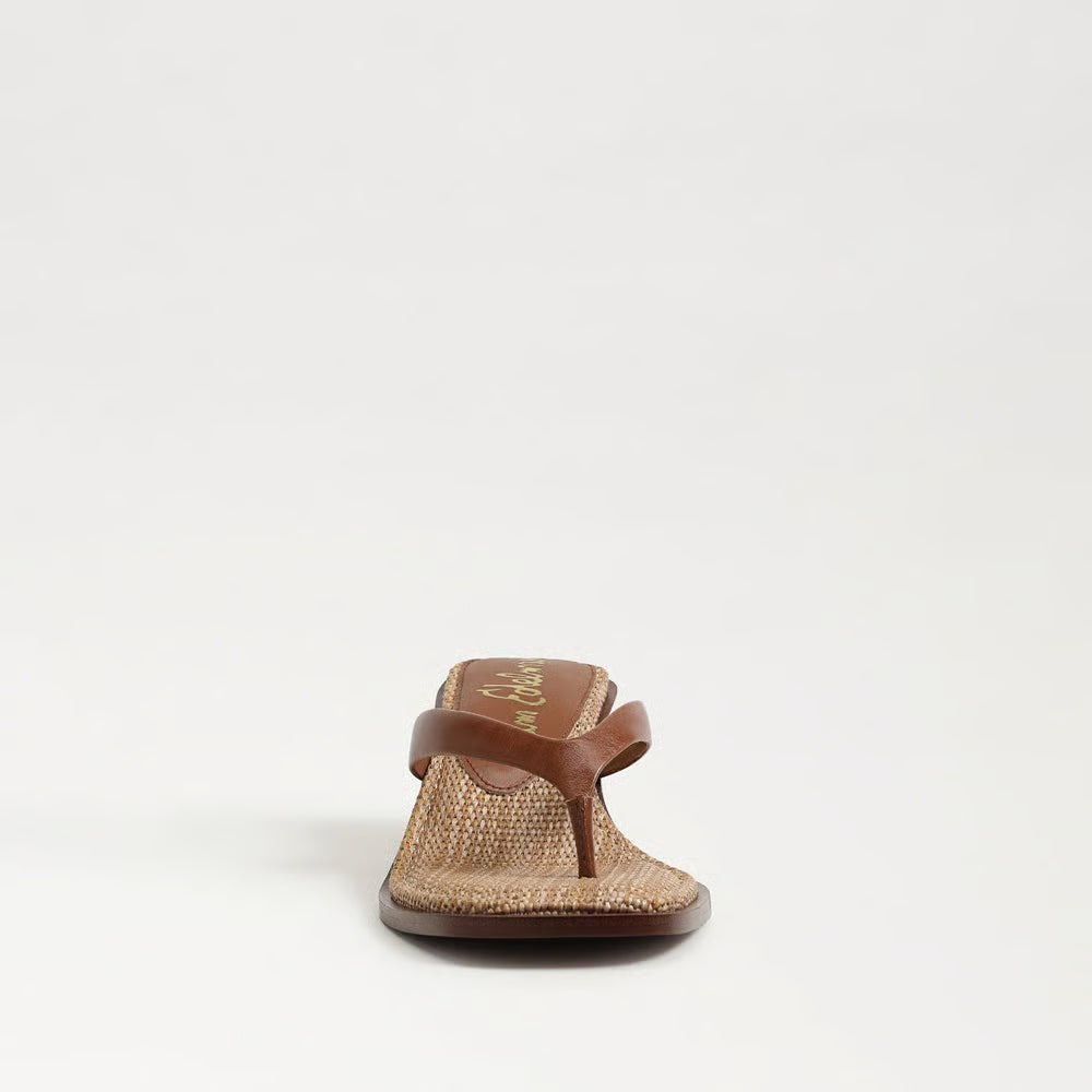 Sam Edelman Dollie Thong Sandal - Rich Cognac Leather
