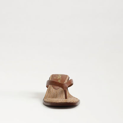Sam Edelman Dollie Thong Sandal - Rich Cognac Leather