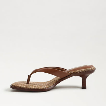 Sam Edelman Dollie Thong Sandal - Rich Cognac Leather