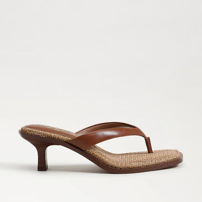 Sam Edelman Dollie Thong Sandal - Rich Cognac Leather