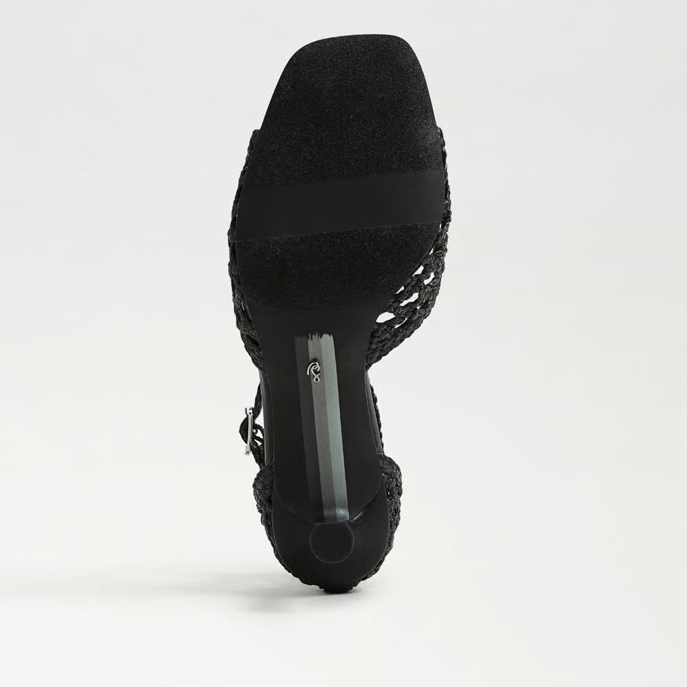 Sam Edelman Peyton Kitten Heel Sandal - Black