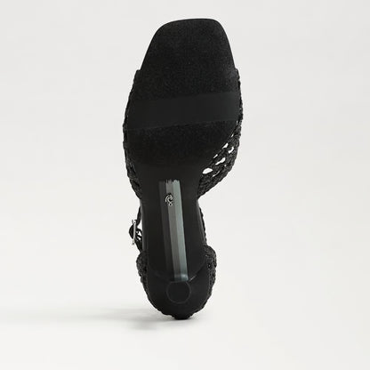 Sam Edelman Peyton Kitten Heel Sandal - Black