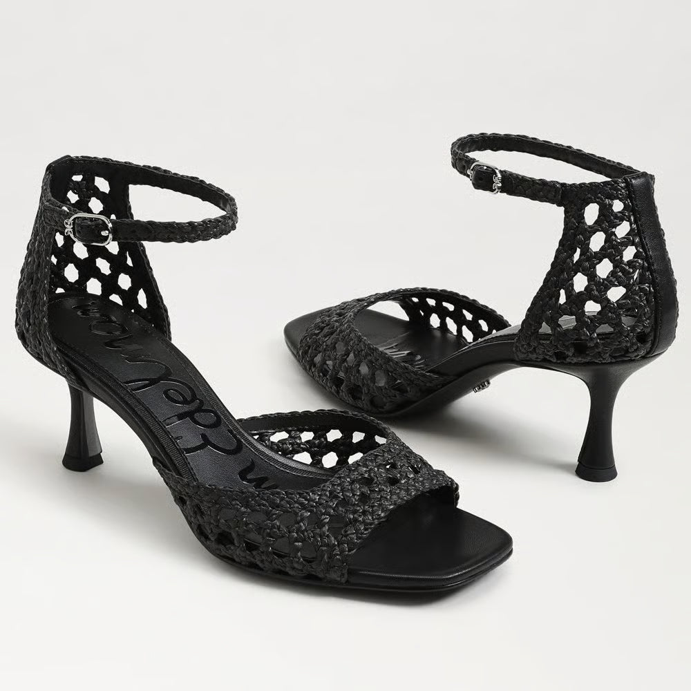 Sam Edelman Peyton Kitten Heel Sandal - Black