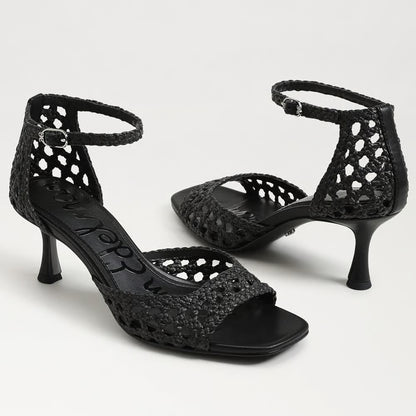 Sam Edelman Peyton Kitten Heel Sandal - Black
