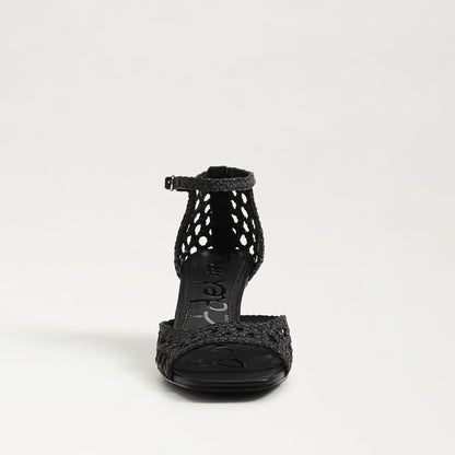 Sam Edelman Peyton Kitten Heel Sandal - Black