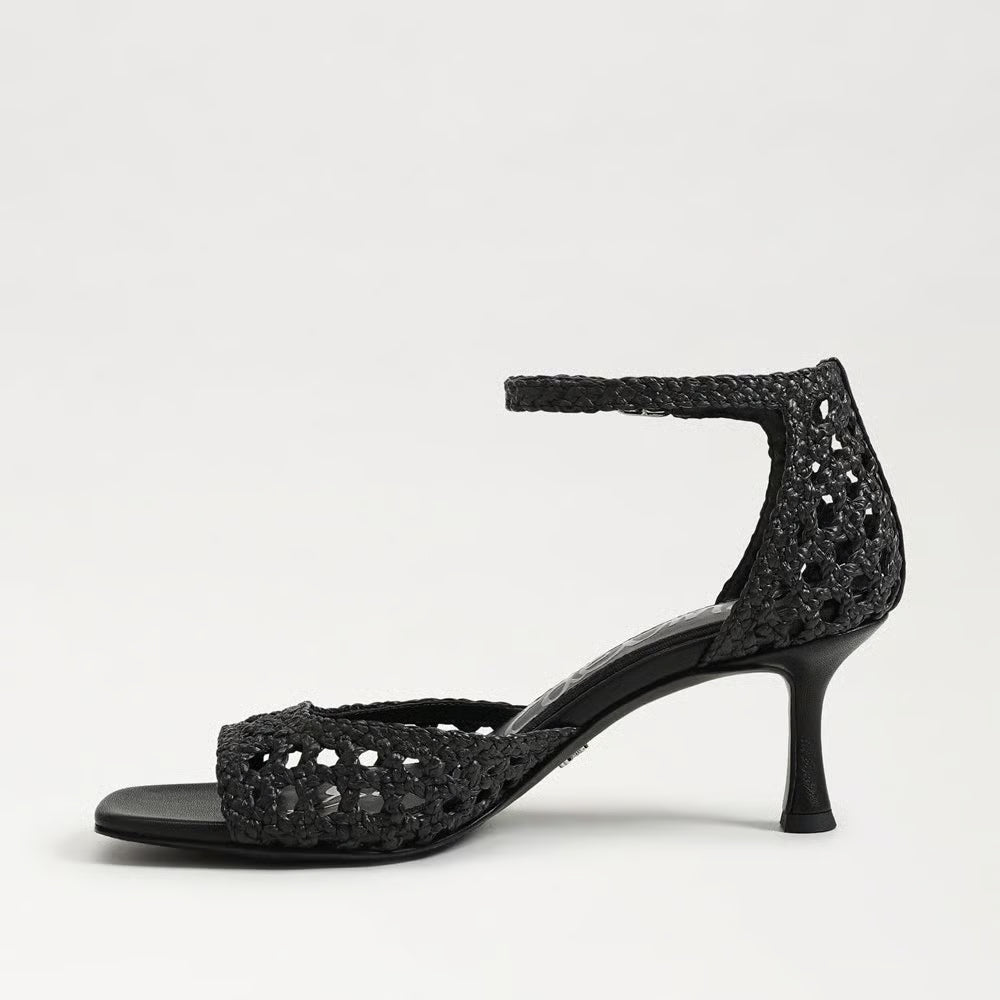 Sam Edelman Peyton Kitten Heel Sandal - Black