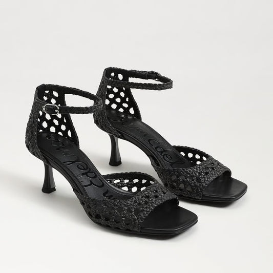 Sam Edelman Peyton Kitten Heel Sandal - Black