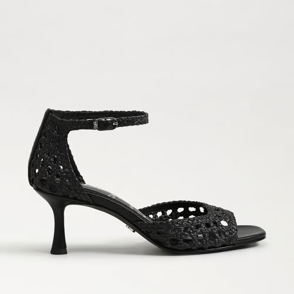 Sam Edelman Peyton Kitten Heel Sandal - Black
