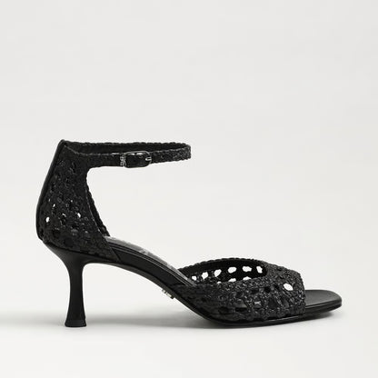 Sam Edelman Peyton Kitten Heel Sandal - Black
