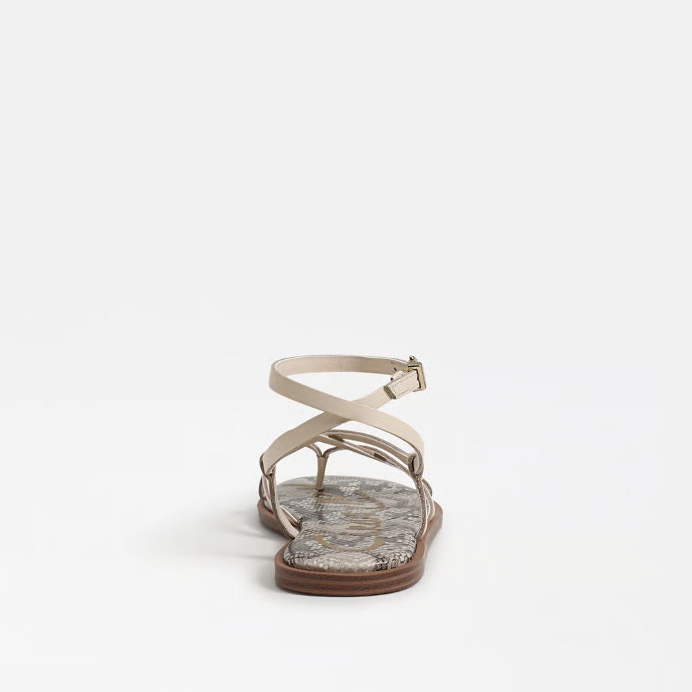 Dakota Ankle Strap Sandal - Vanilla Bean Leather