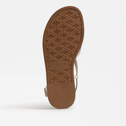 Dakota Ankle Strap Sandal - Vanilla Bean Leather