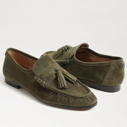 Lana Tassel Loafer Shoe - Olive Branch Suede