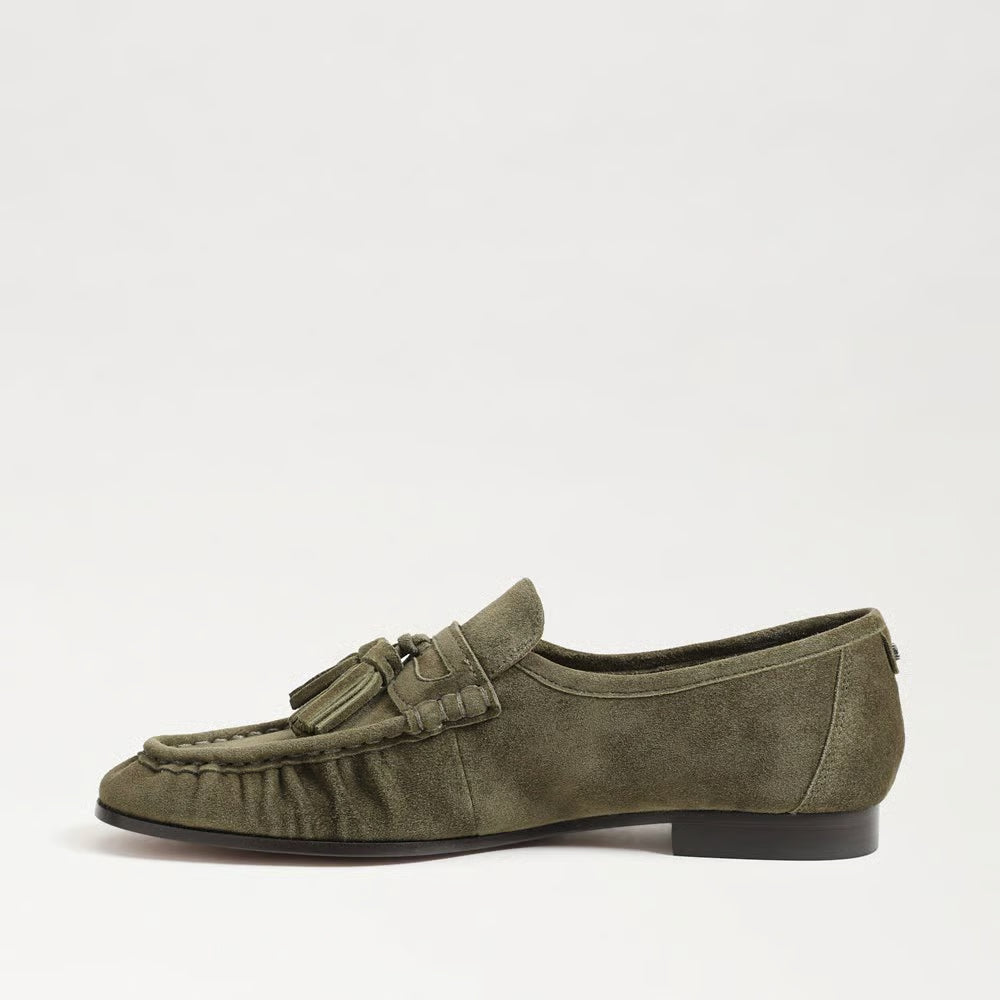 Lana Tassel Loafer Shoe - Olive Branch Suede