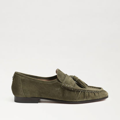 Lana Tassel Loafer Shoe - Olive Branch Suede