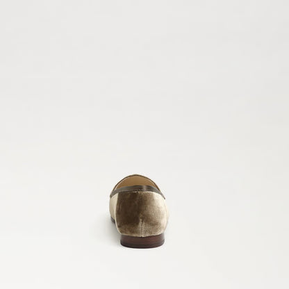 Loraine Bit Loafer Shoe - Brown Mushroom Velvet