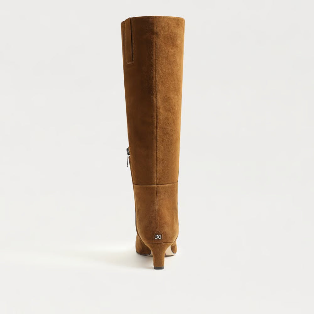 Perla Knee High Boot - Warm Nutmeg Suede