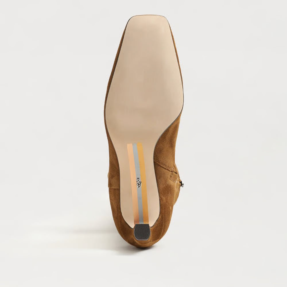 Perla Knee High Boot - Warm Nutmeg Suede
