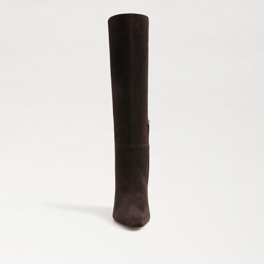 Sam Edelman Sylvia Knee High Boot - Chocolate Brown Suede