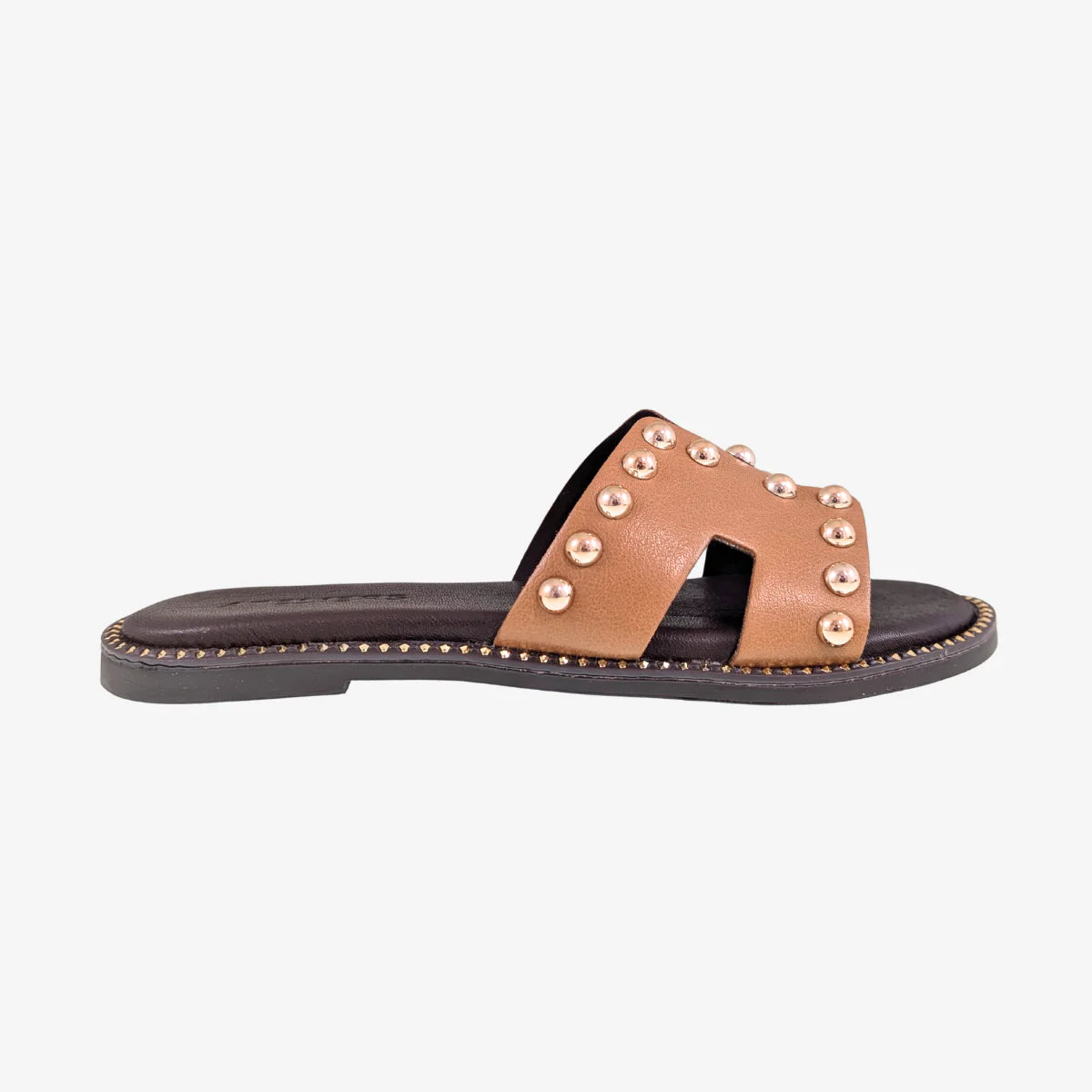 Follie Slide - Tan