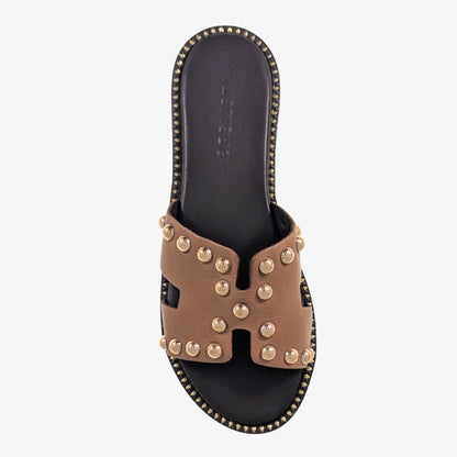 Follie Slide - Tan