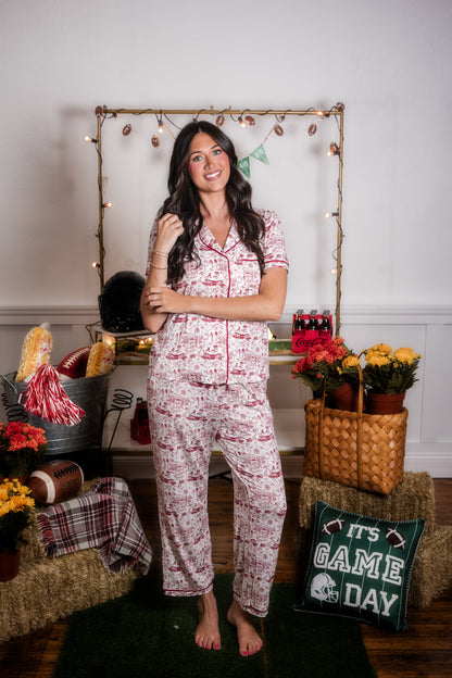 Charlotte Pajamas - Team Toile Alabama