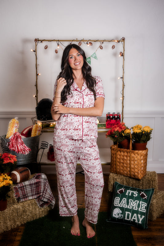 Charlotte Pajamas - Team Toile Alabama