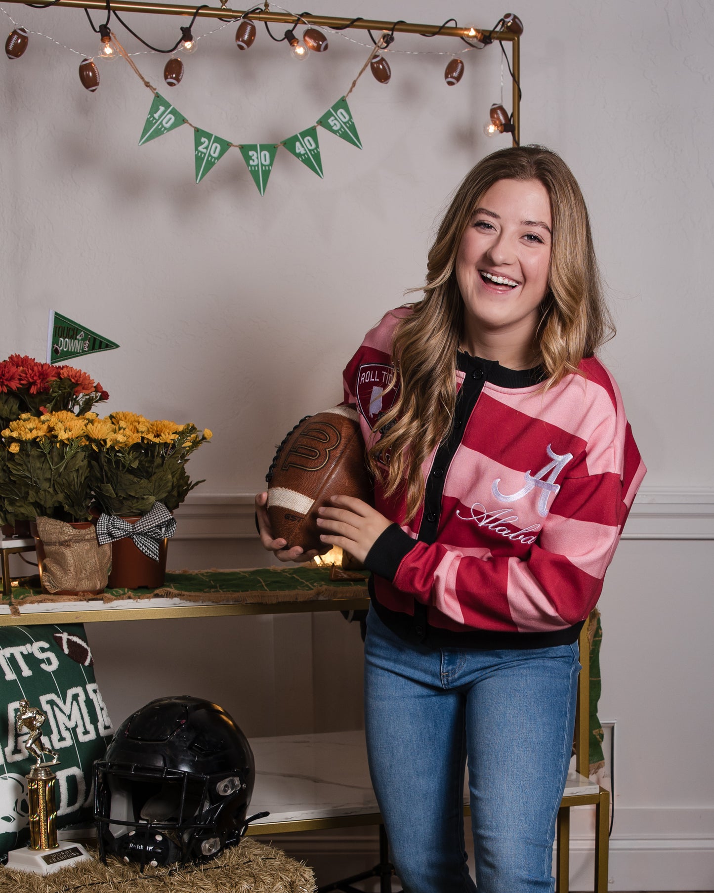 Playbook Patch Cardigan - Alabama