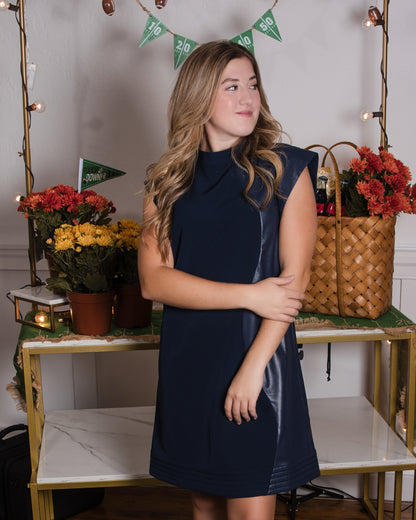 Beatrix Dress - Oxford Navy
