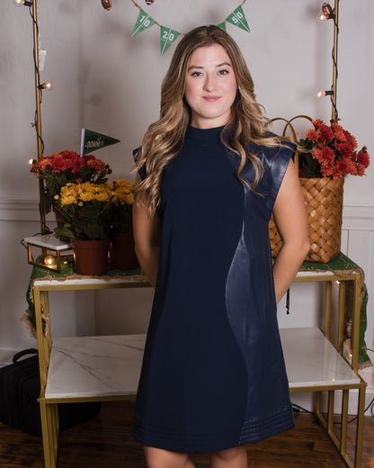 Beatrix Dress - Oxford Navy