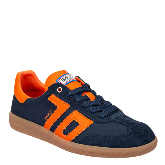 Back 70 Ghost Sneaker - Navy Orange