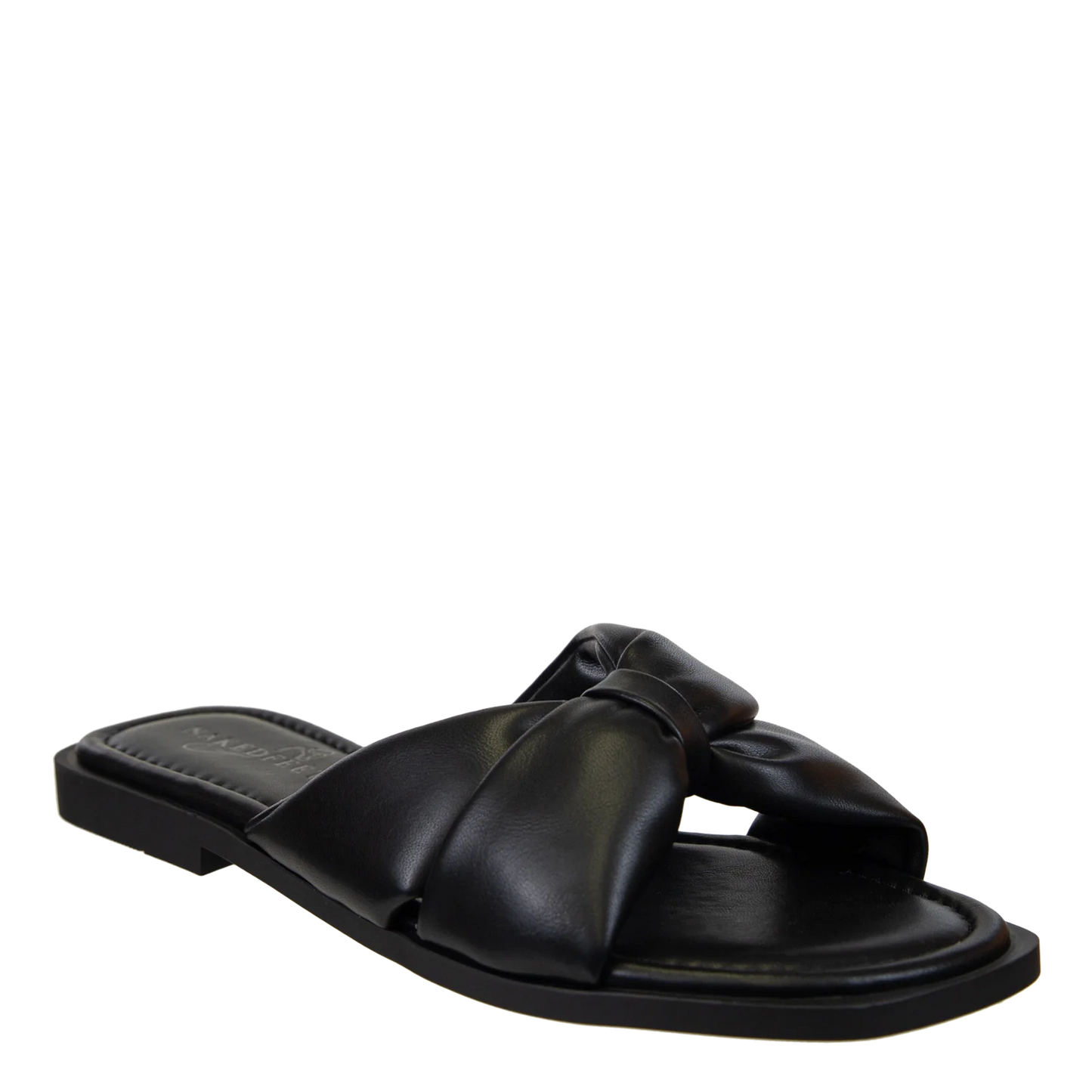 Naked Feet Goa Flat Sandals - Black