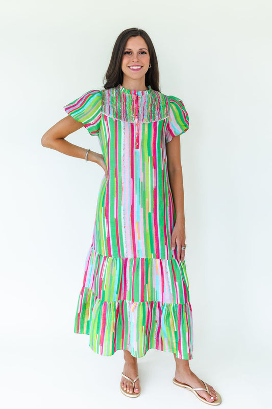 Grace Dress - Draper Stripe