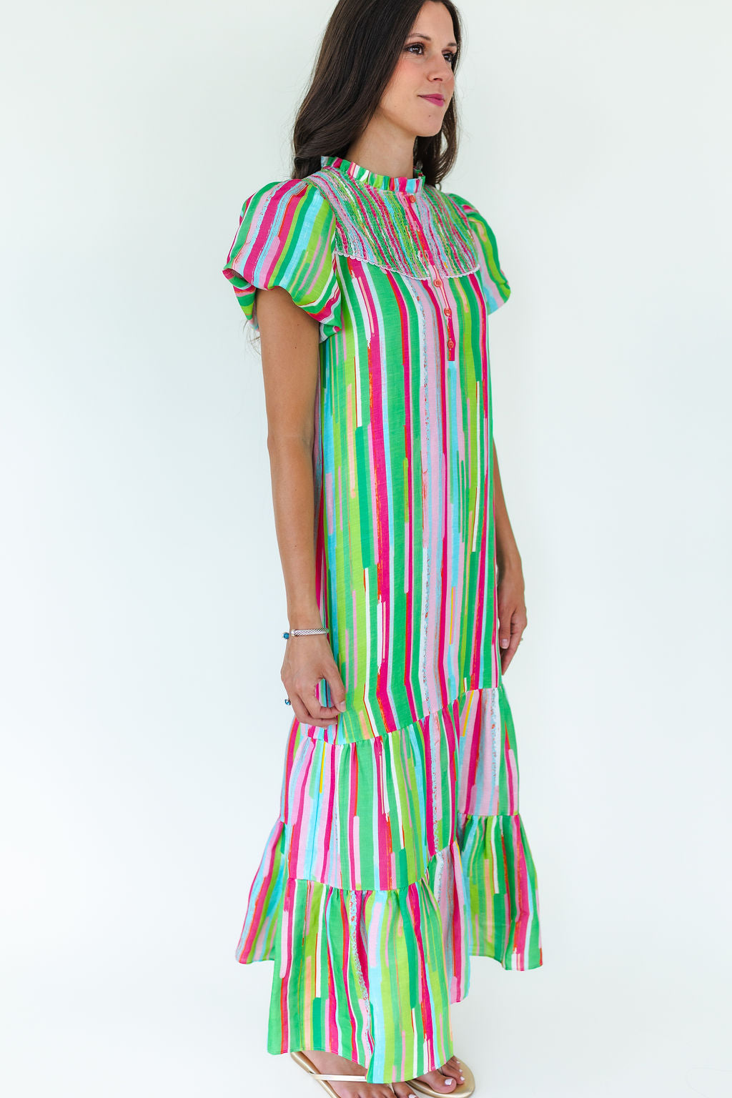 Grace Dress - Draper Stripe