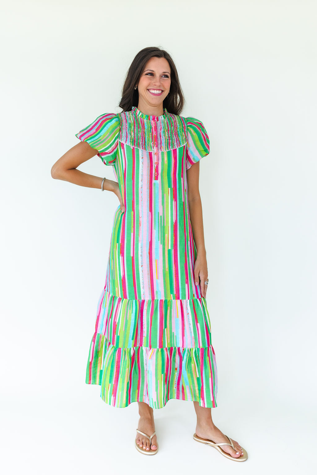 Grace Dress - Draper Stripe