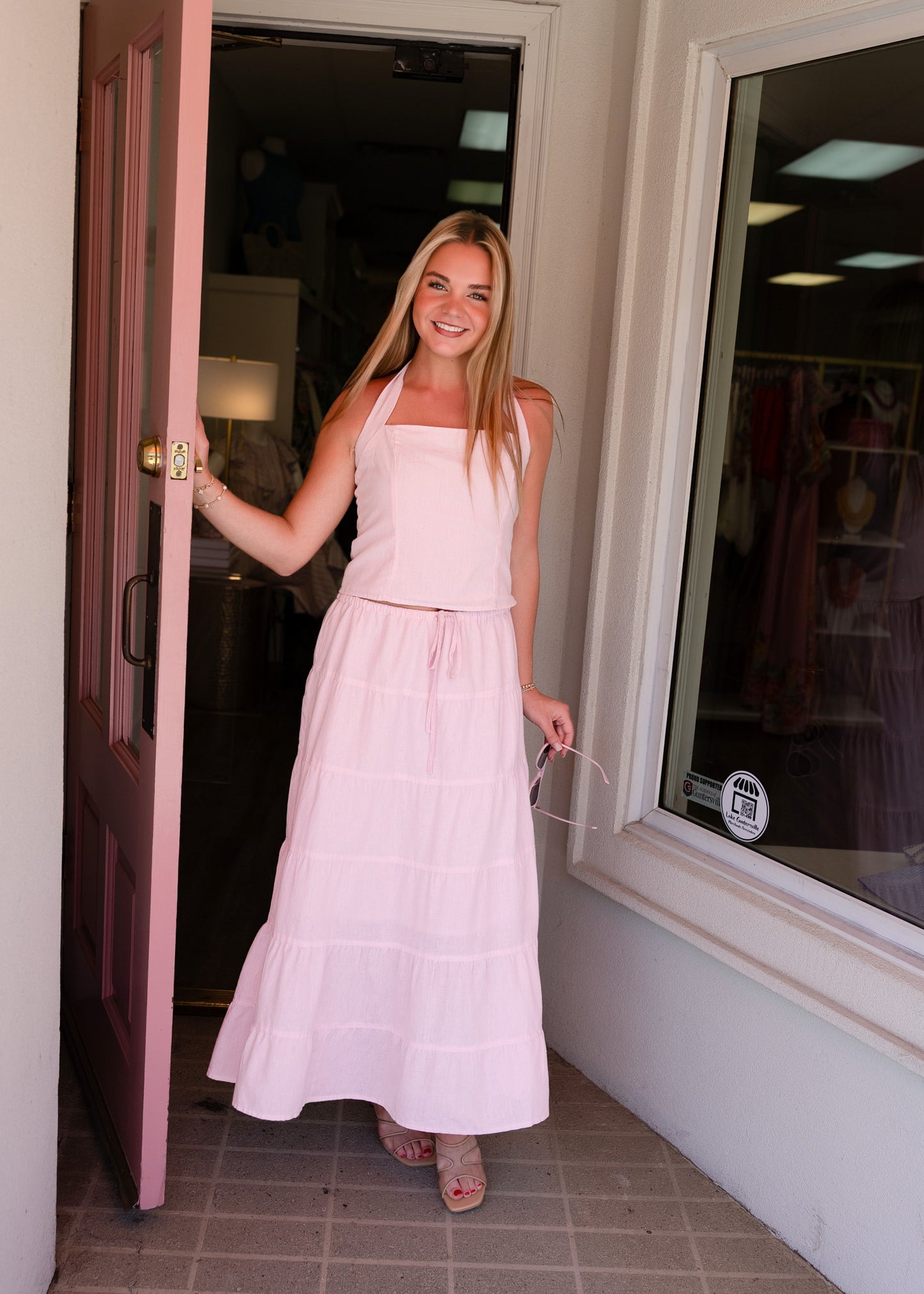 Claremont Skirt - Frosty Pink