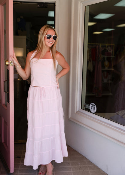Claremont Skirt - Frosty Pink