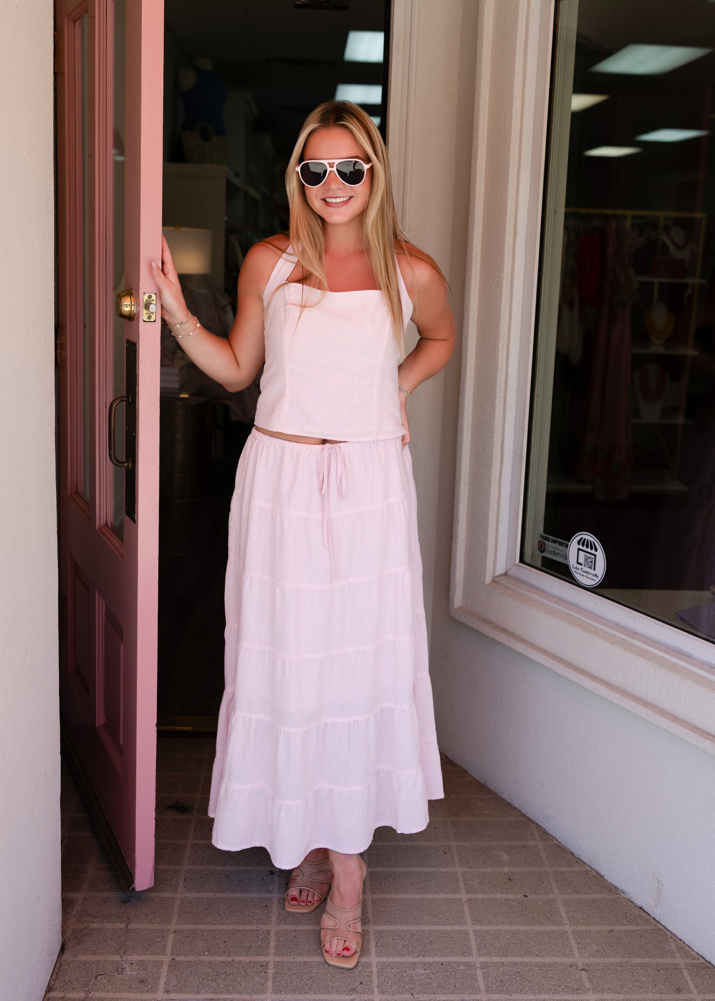 Claremont Skirt - Frosty Pink