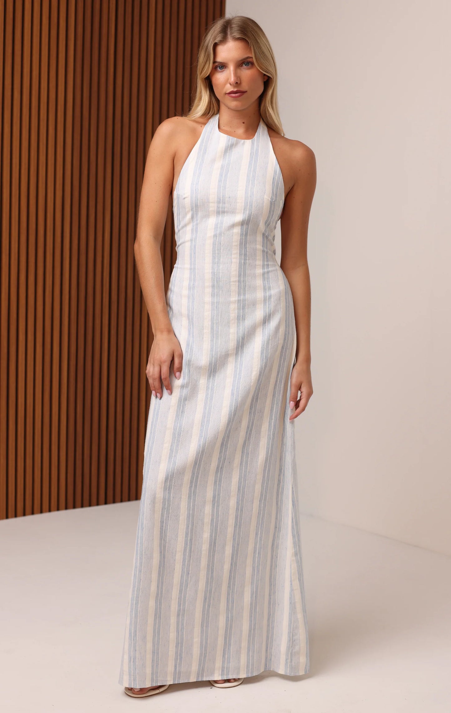 Helena Maxi Dress - Coastal Stripe