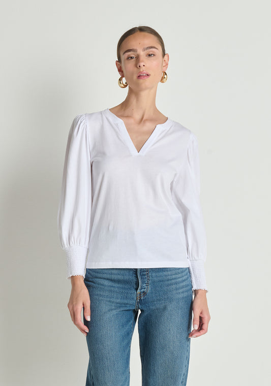 Flora Peasant tee